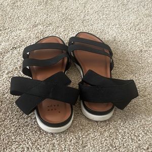 a•new•day black sandals